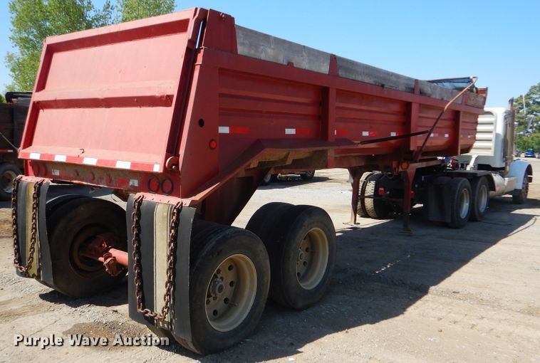 image for item DI2493 2000 Lufkin ULDII-31 end dump trailer