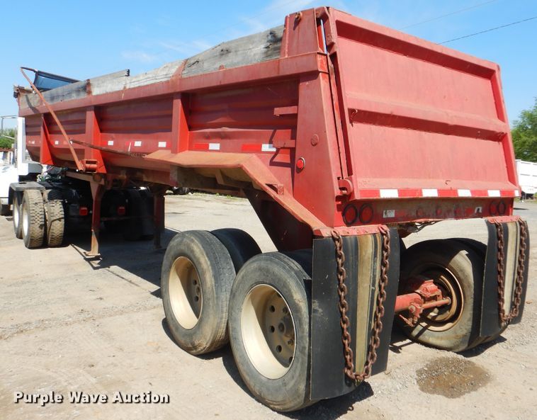 image for item DI2493 2000 Lufkin ULDII-31 end dump trailer
