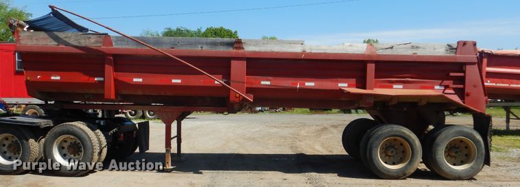 image for item DI2493 2000 Lufkin ULDII-31 end dump trailer