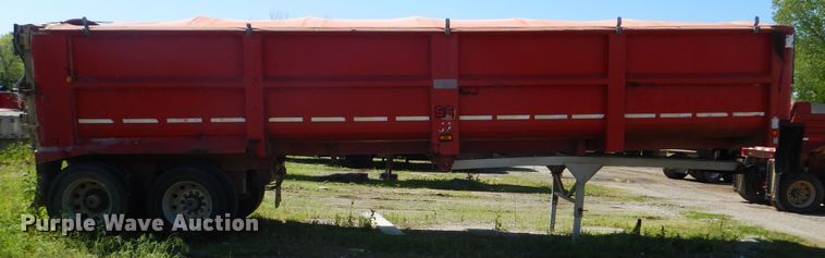 image for item DI2495 1998 Travis S-96 end dump trailer