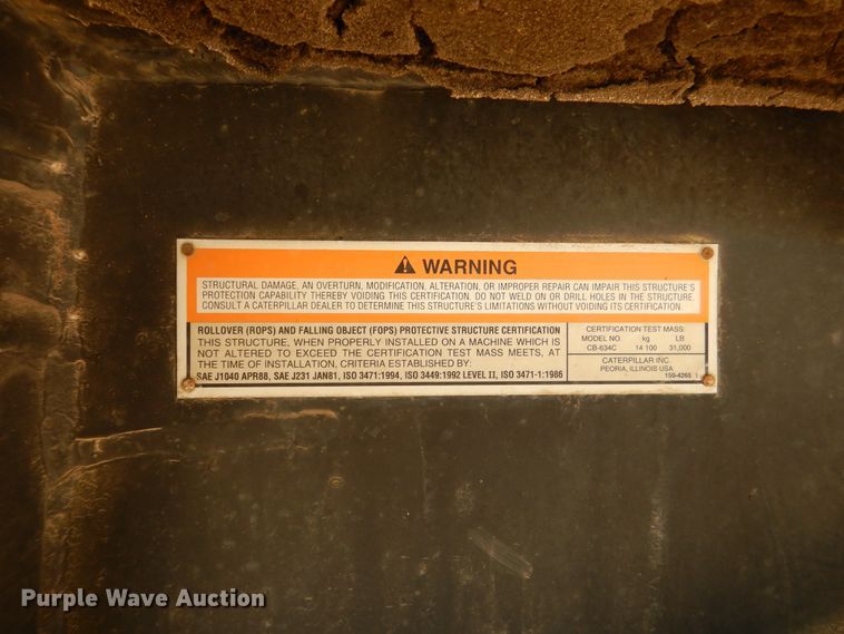 image for item DI2497 2001 Caterpillar CB-634C double drum roller