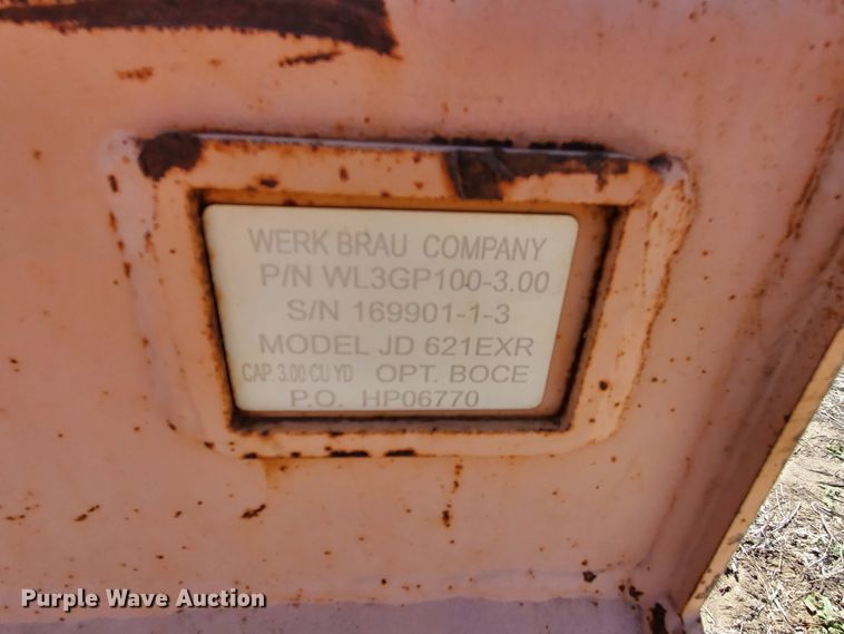 image for item DJ3122 2011 Case 621E XR  wheel loader