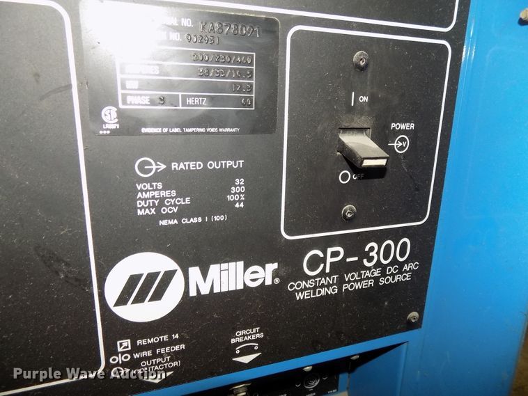 image for item DO9355 Miller CP300 DC arc welder