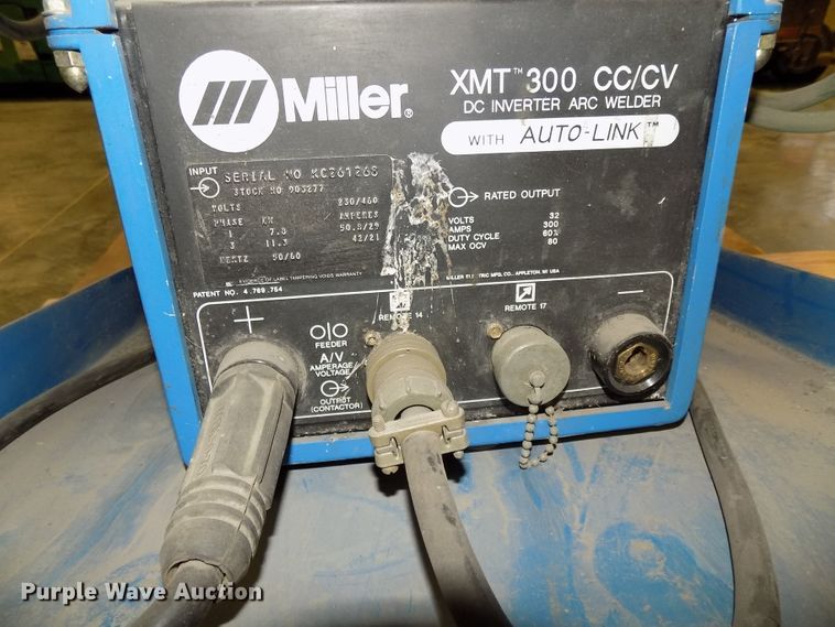 image for item DO9356 Miller XMT300 CC/CV inverter arc welder