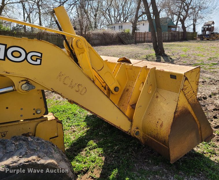 image for item EL9802 2007 John Deere 710G  backhoe