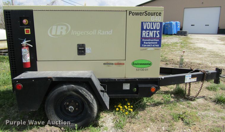 image for item FD9414 2008 Ingersoll Rand G40 generator