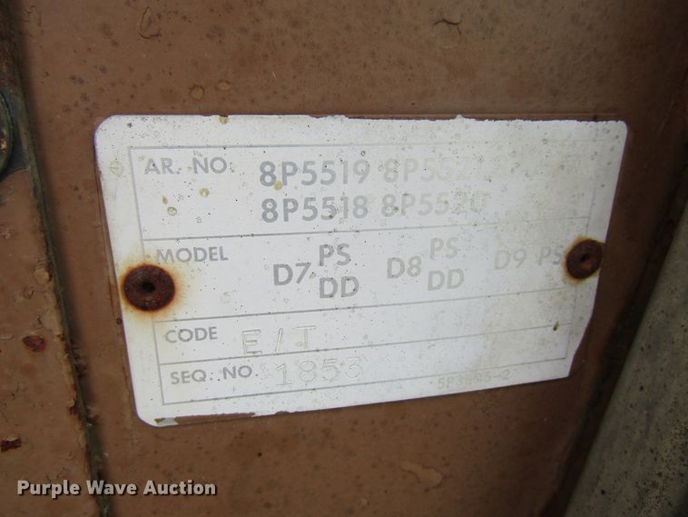 image for item FD9417 1976 Caterpillar D9H  crawler dozer