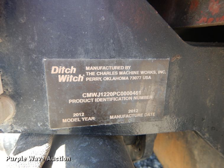 image for item GB9962 2012 Ditch Witch JT1220 Mach 1 directional boring unit