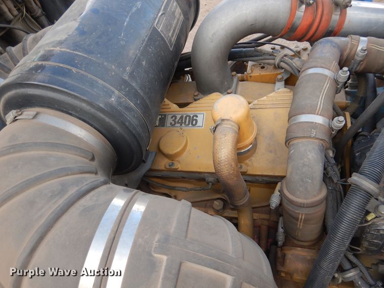 image for item GE9374 1994 Kenworth T800 log loader truck with trailer