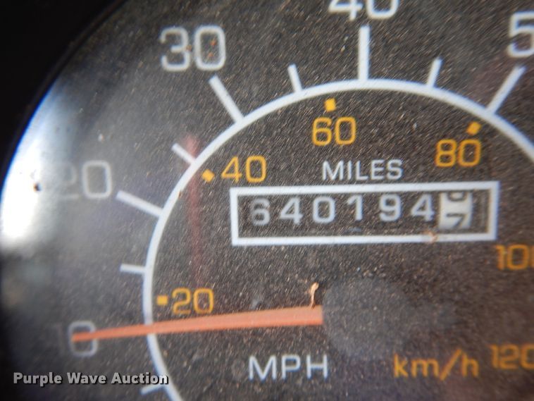 image for item GE9374 1994 Kenworth T800 log loader truck with trailer