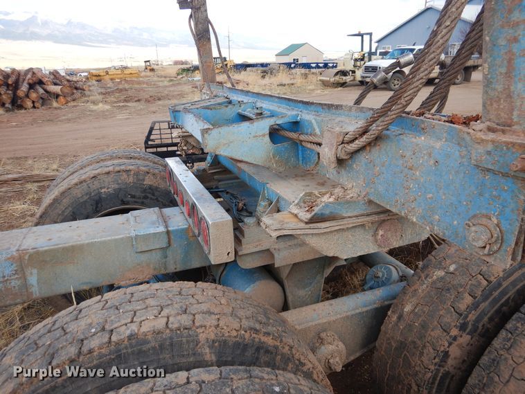 image for item GE9374 1994 Kenworth T800 log loader truck with trailer