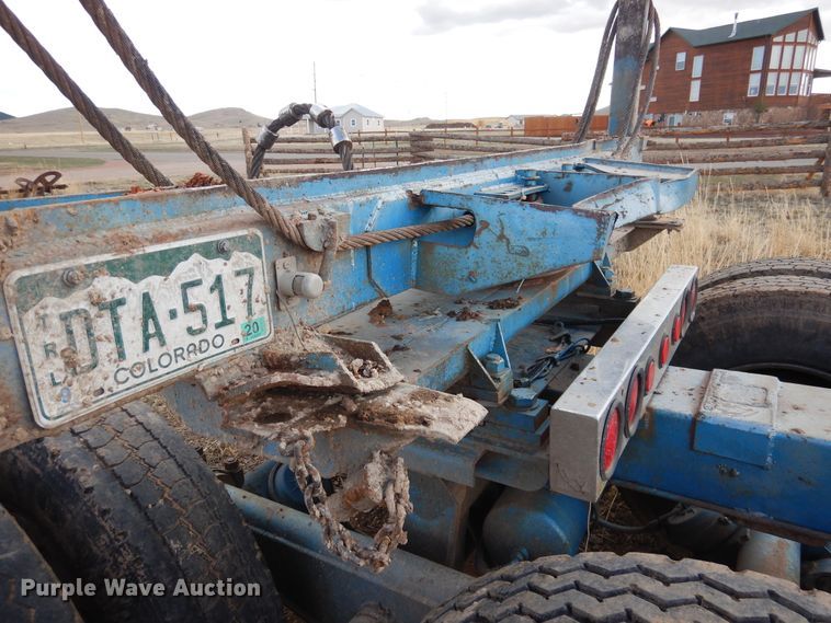 image for item GE9374 1994 Kenworth T800 log loader truck with trailer