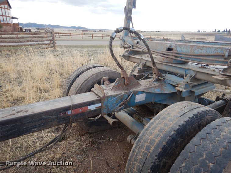 image for item GE9374 1994 Kenworth T800 log loader truck with trailer