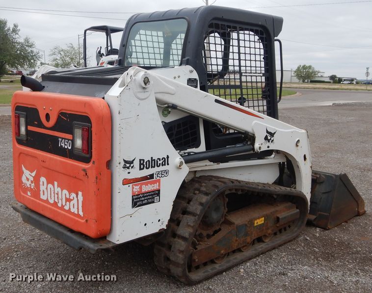 image for item GK9213 2016 Bobcat T450  tracked skid steer loader
