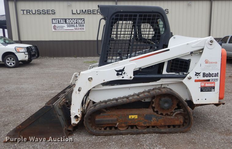 image for item GK9213 2016 Bobcat T450  tracked skid steer loader