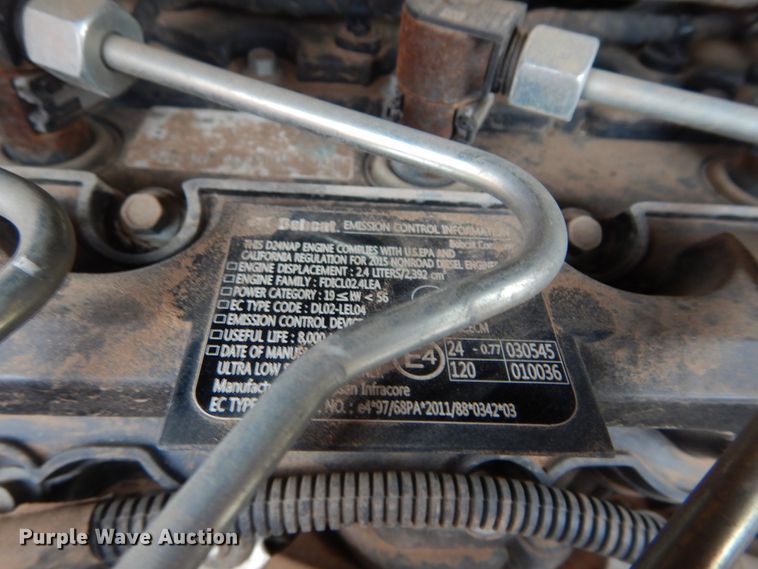 image for item GK9213 2016 Bobcat T450  tracked skid steer loader