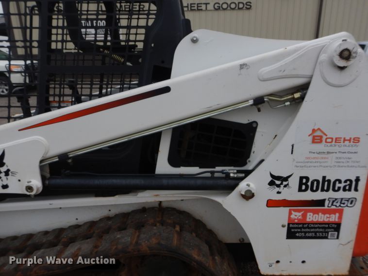 image for item GK9213 2016 Bobcat T450  tracked skid steer loader