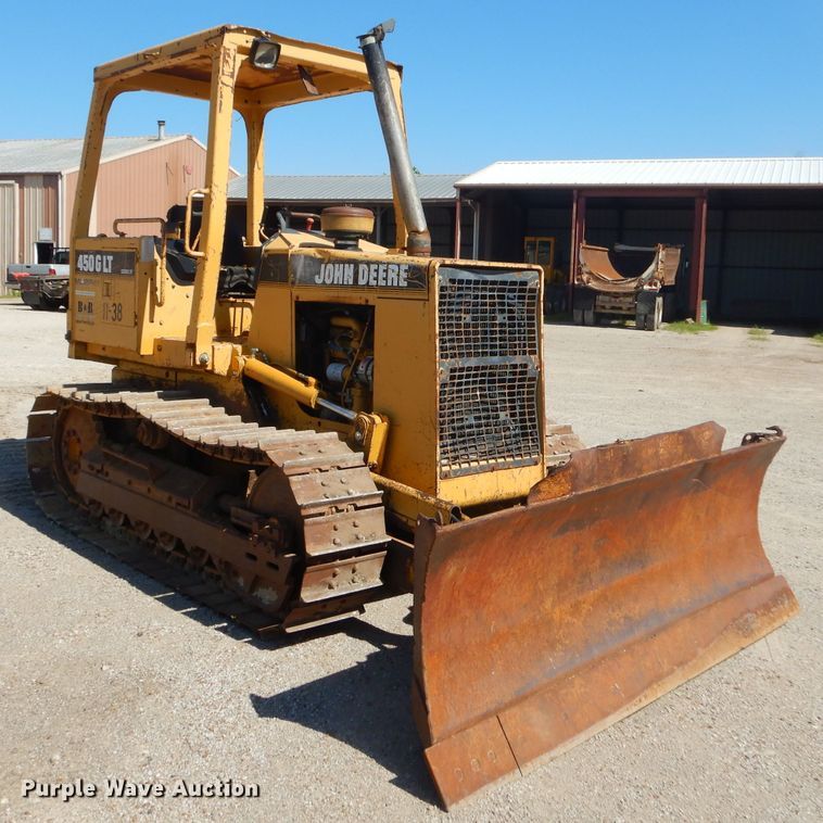 image for item GN9258 1995 John Deere 450G LT  crawler dozer