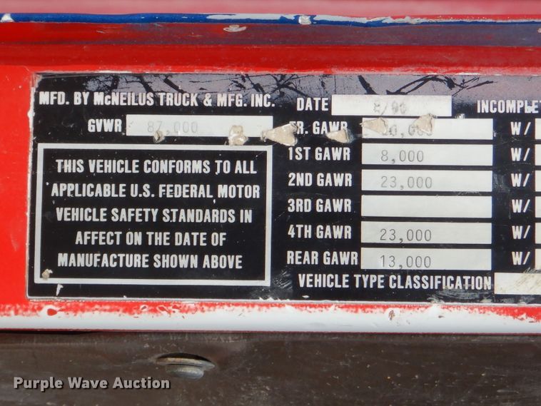 image for item GN9345 1995 International 5000SFA ready mix truck