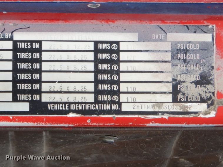 image for item GN9345 1995 International 5000SFA ready mix truck