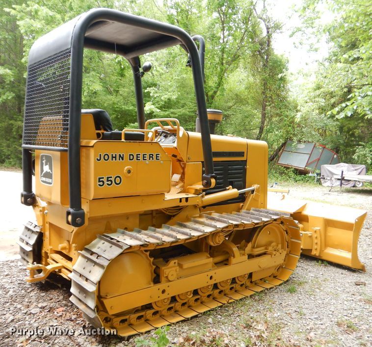 image for item GN9360 1980 John Deere 550C  crawler dozer