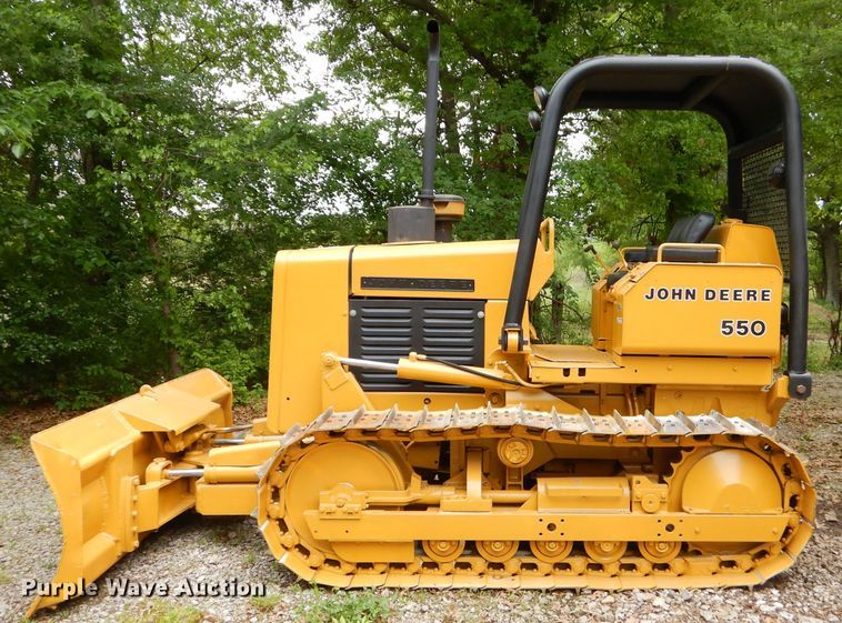 image for item GN9360 1980 John Deere 550C  crawler dozer