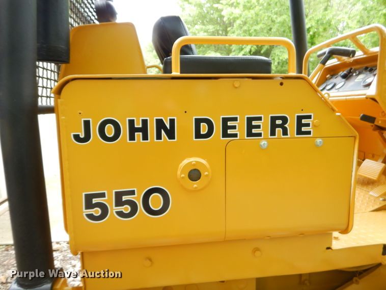 image for item GN9360 1980 John Deere 550C  crawler dozer