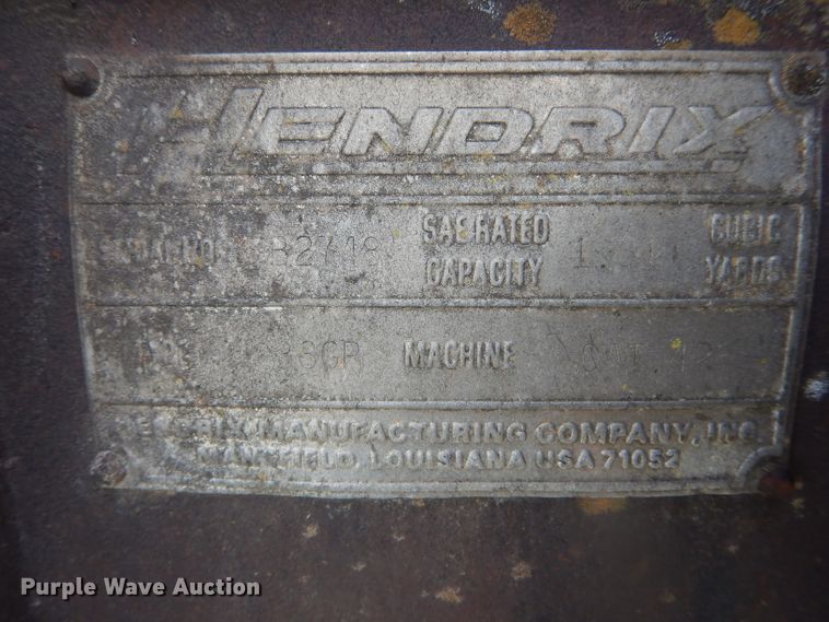 image for item GO9628 Hendrix 36"W excavator bucket