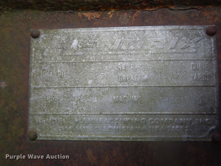 image for item GO9635 Hendrix 72"W excavator bucket