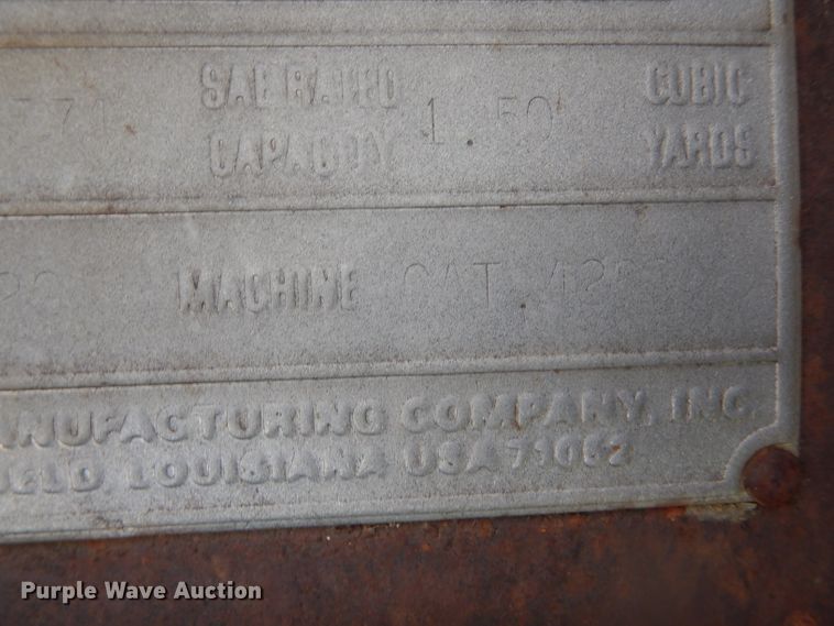 image for item GO9636 Hendrix 72"W excavator bucket