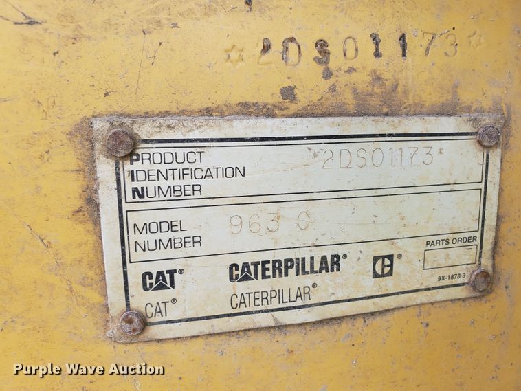 image for item GU9980 2000 Caterpillar 963C  crawler loader