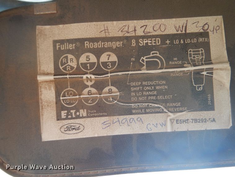 image for item GW9786 1995 Ford LTL9000 roll-off container truck