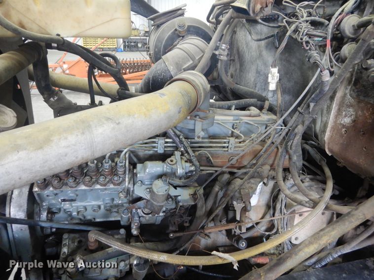 image for item GW9795 1993 Ford L8000 truck with Big John tree transplanter