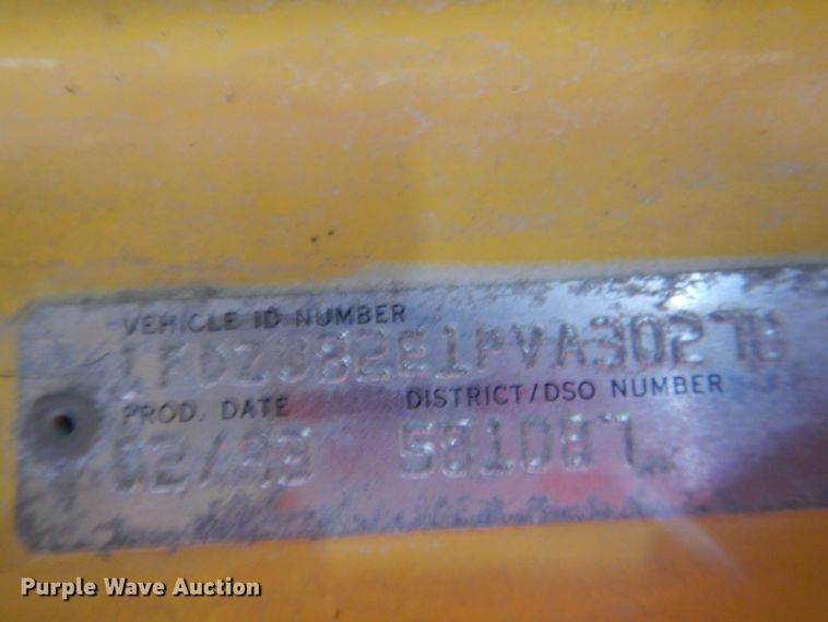 image for item GW9795 1993 Ford L8000 truck with Big John tree transplanter