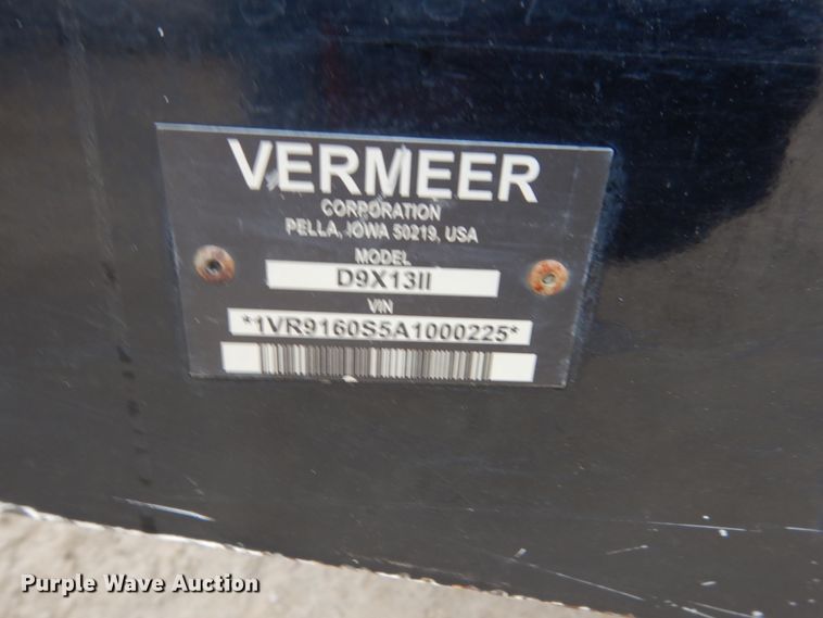 image for item GW9799 2010 Vermeer D9X13  Series II directional boring unit