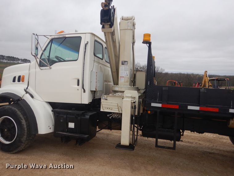 image for item GW9800 1998 Ford LNT8000 knuckle boom crane truck