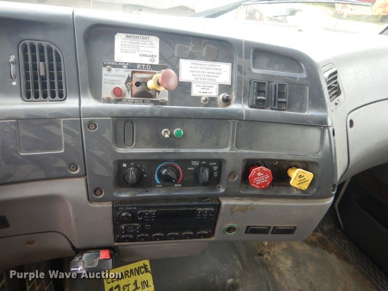 image for item GW9800 1998 Ford LNT8000 knuckle boom crane truck