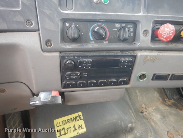 image for item GW9800 1998 Ford LNT8000 knuckle boom crane truck