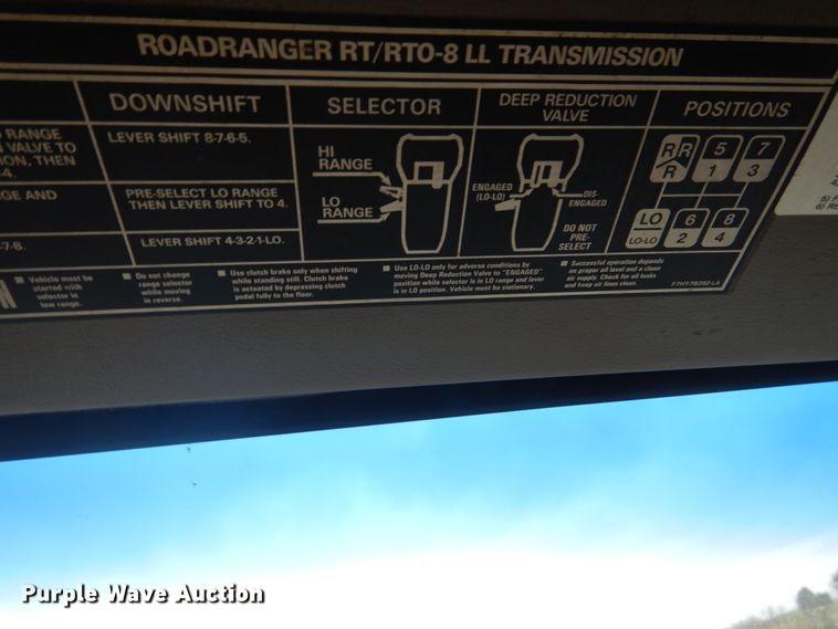 image for item GW9800 1998 Ford LNT8000 knuckle boom crane truck