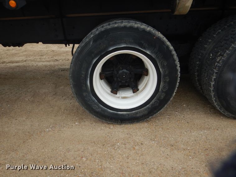 image for item GW9800 1998 Ford LNT8000 knuckle boom crane truck