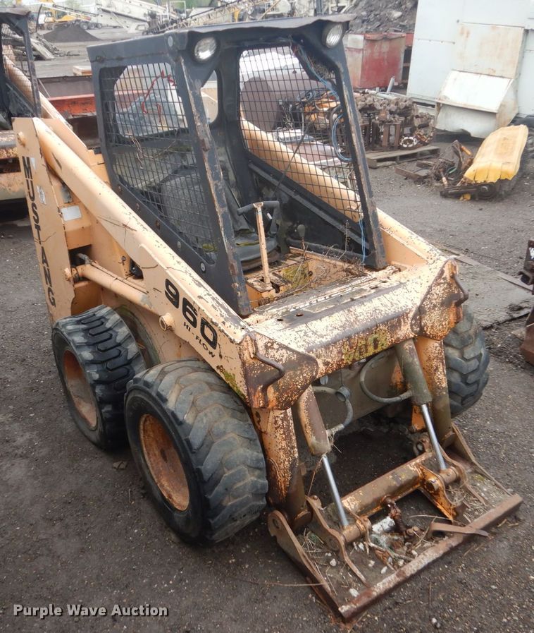 image for item GW9832  (2) Mustang 960 skid steer loaders 