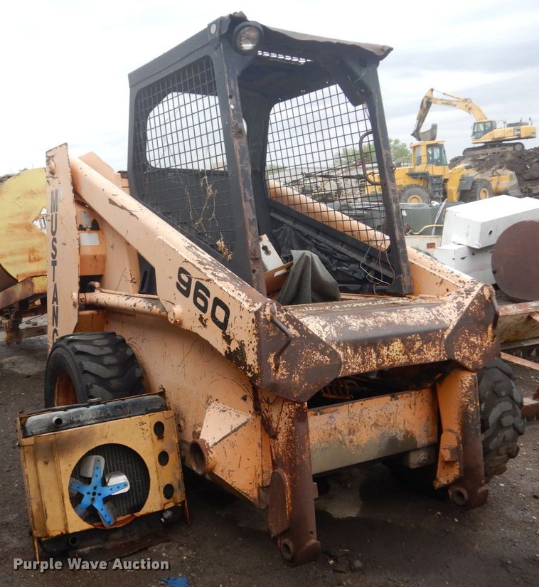 image for item GW9832  (2) Mustang 960 skid steer loaders 