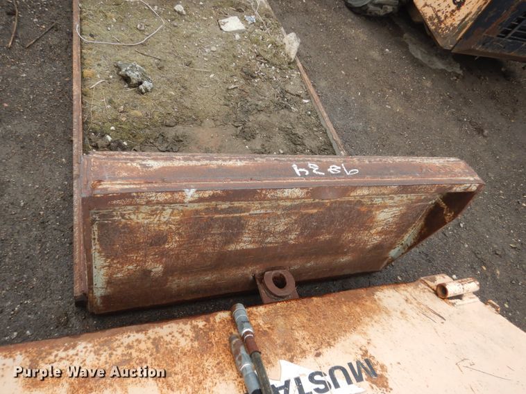 image for item GW9834 Mustang skid steer attachments