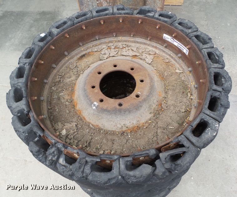 image for item GX9039 (4) Air Boss 12-16.5NHS solid tires