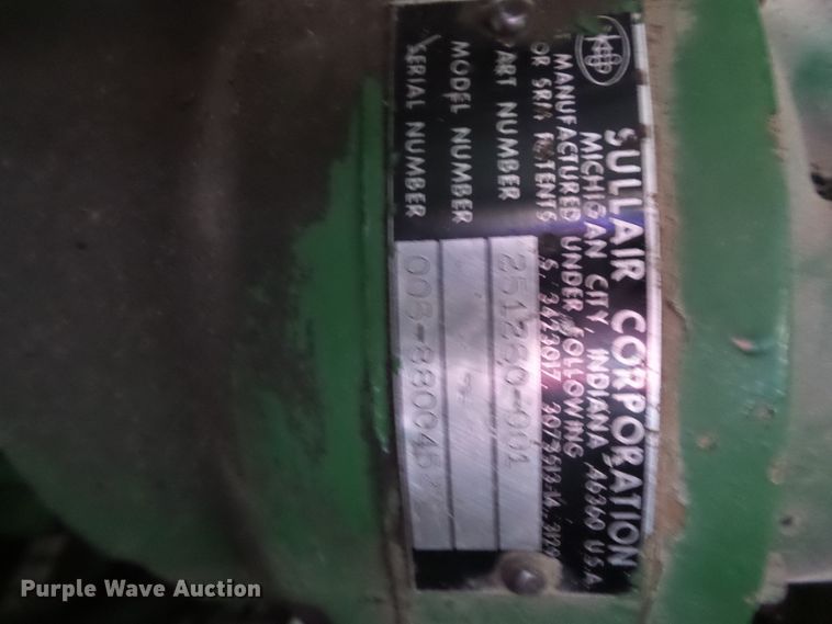 image for item GX9042 Sullair 185DPQ-JDD air compressor