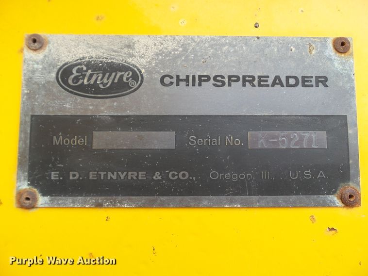 image for item GX9052 Etnyre chip spreader