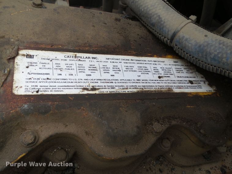 image for item GX9053 2001 Sterling Acterra oil distributor truck