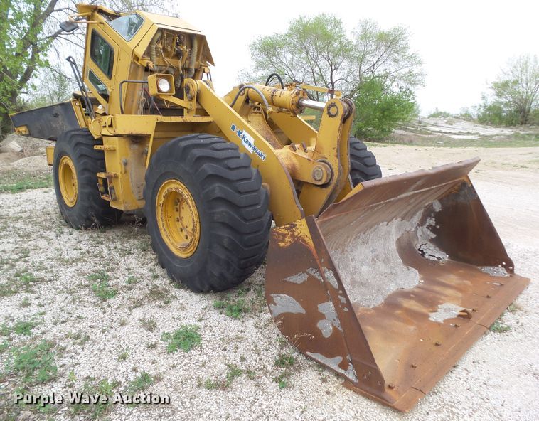 image for item GX9054 1990 Kawasaki 70Z II  wheel loader