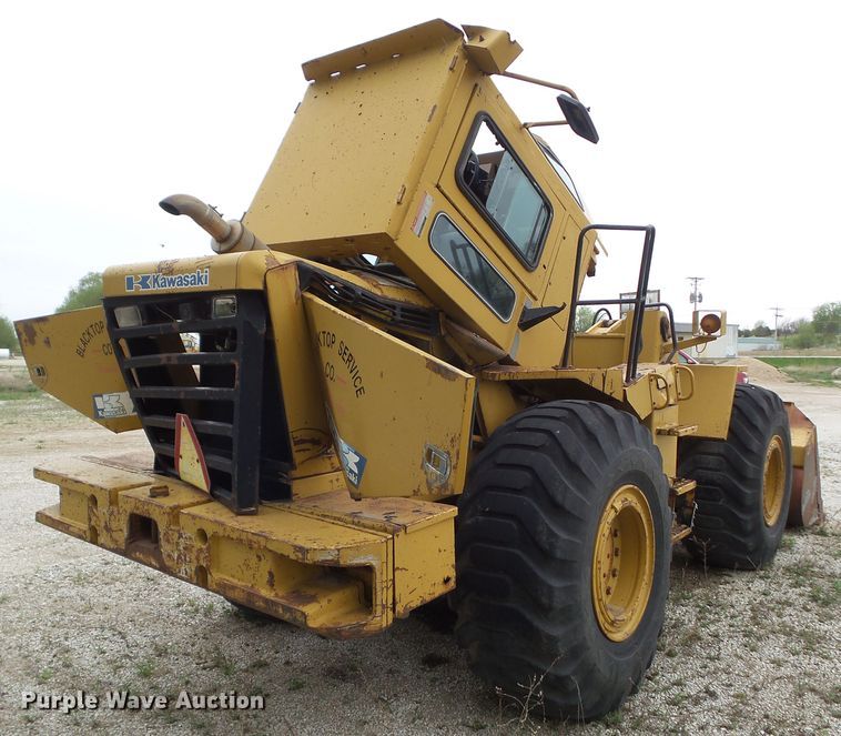 image for item GX9054 1990 Kawasaki 70Z II  wheel loader