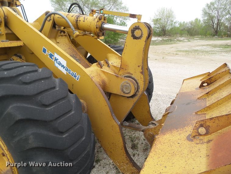 image for item GX9054 1990 Kawasaki 70Z II  wheel loader